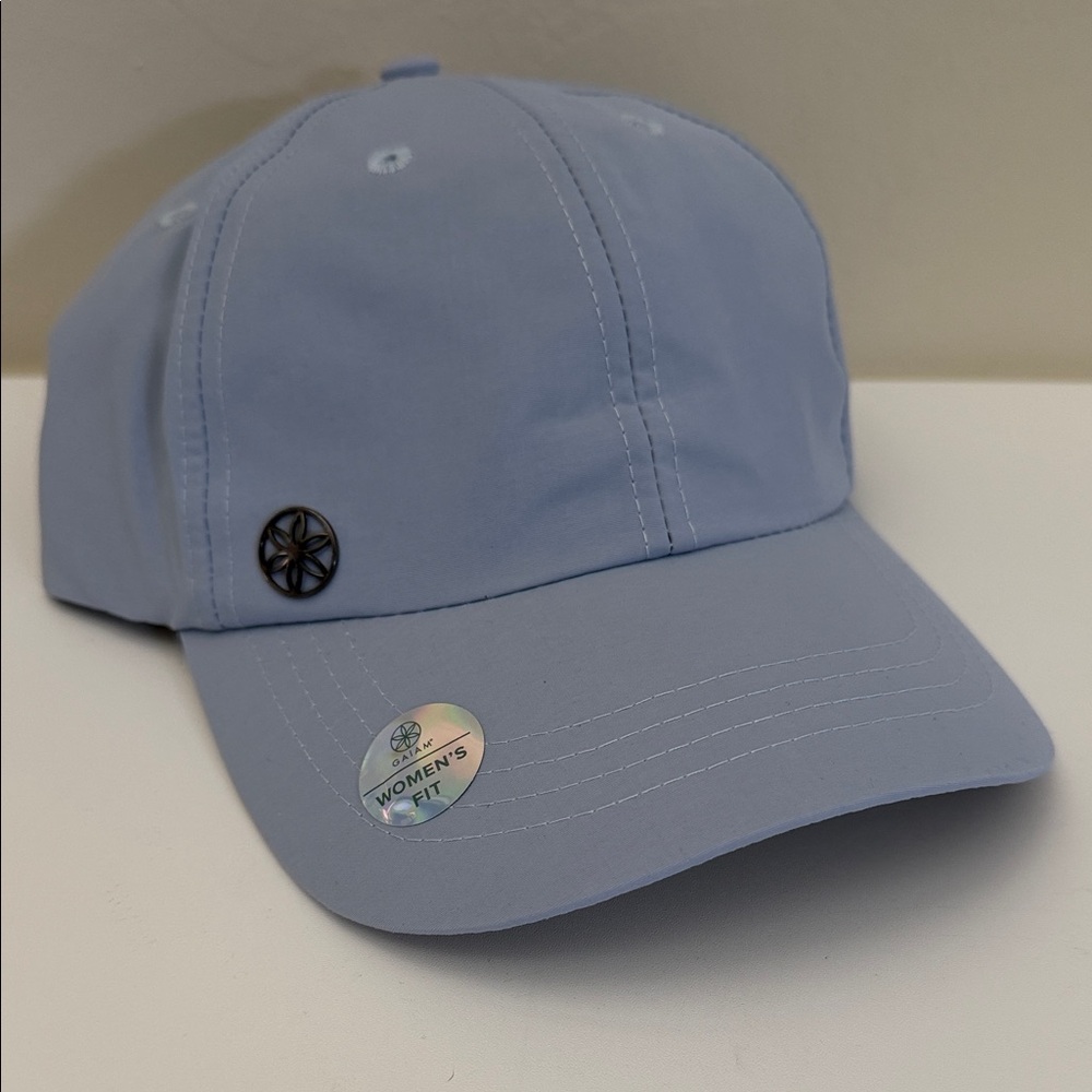 Gaiam Classic Fitness Hat Woman’s Fit Light Blue NEW